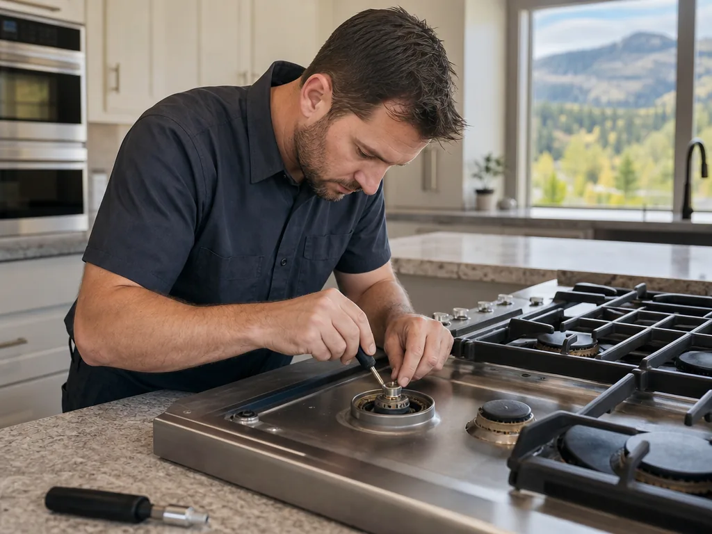 High-altitude orifice conversion during an appliance repair visit in Denver, Colorado