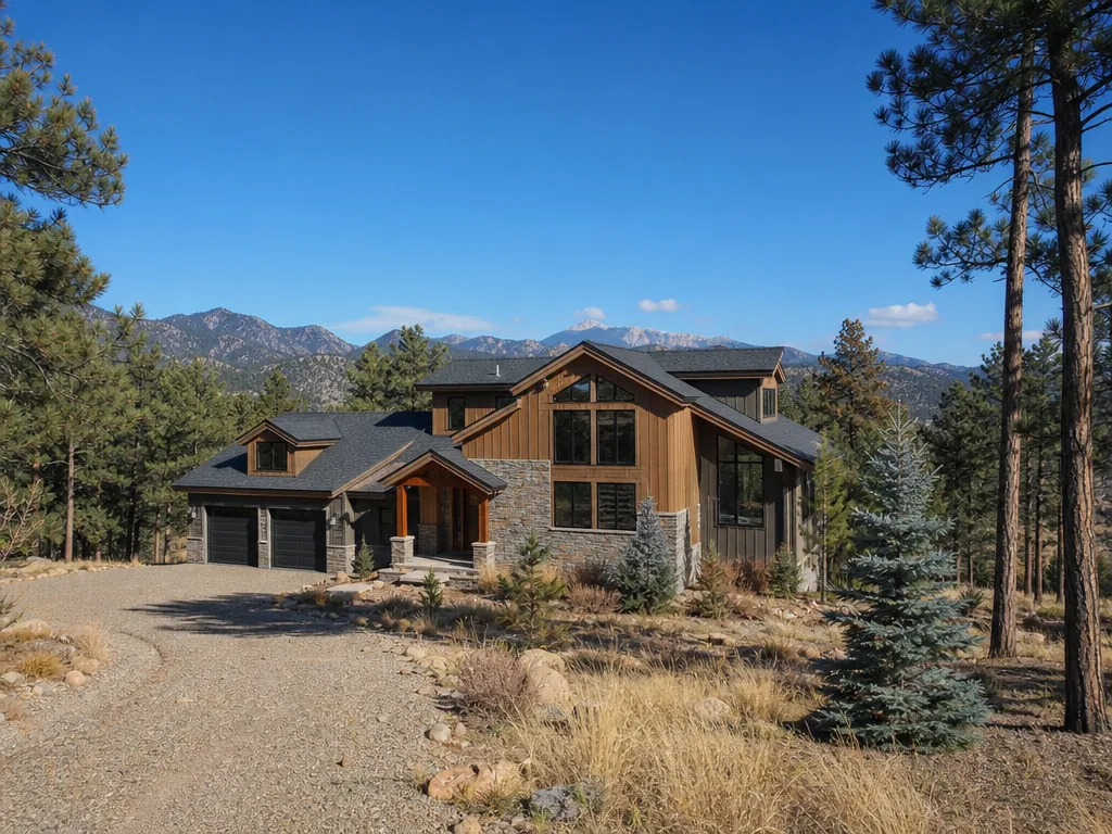 Colorado residential street in the Denver service area